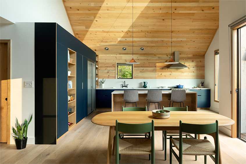 kitchen and dining room